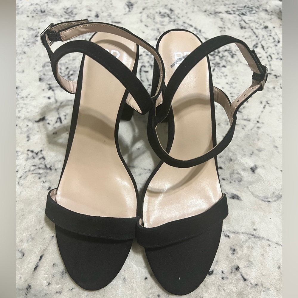 BP Black Strappy Heels